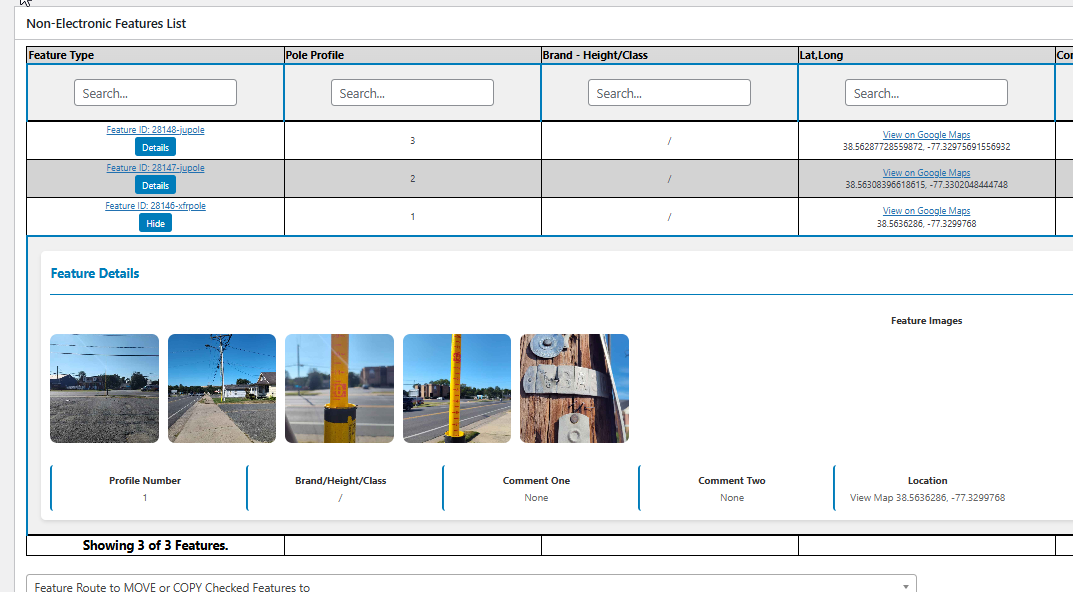 Project management dashboard