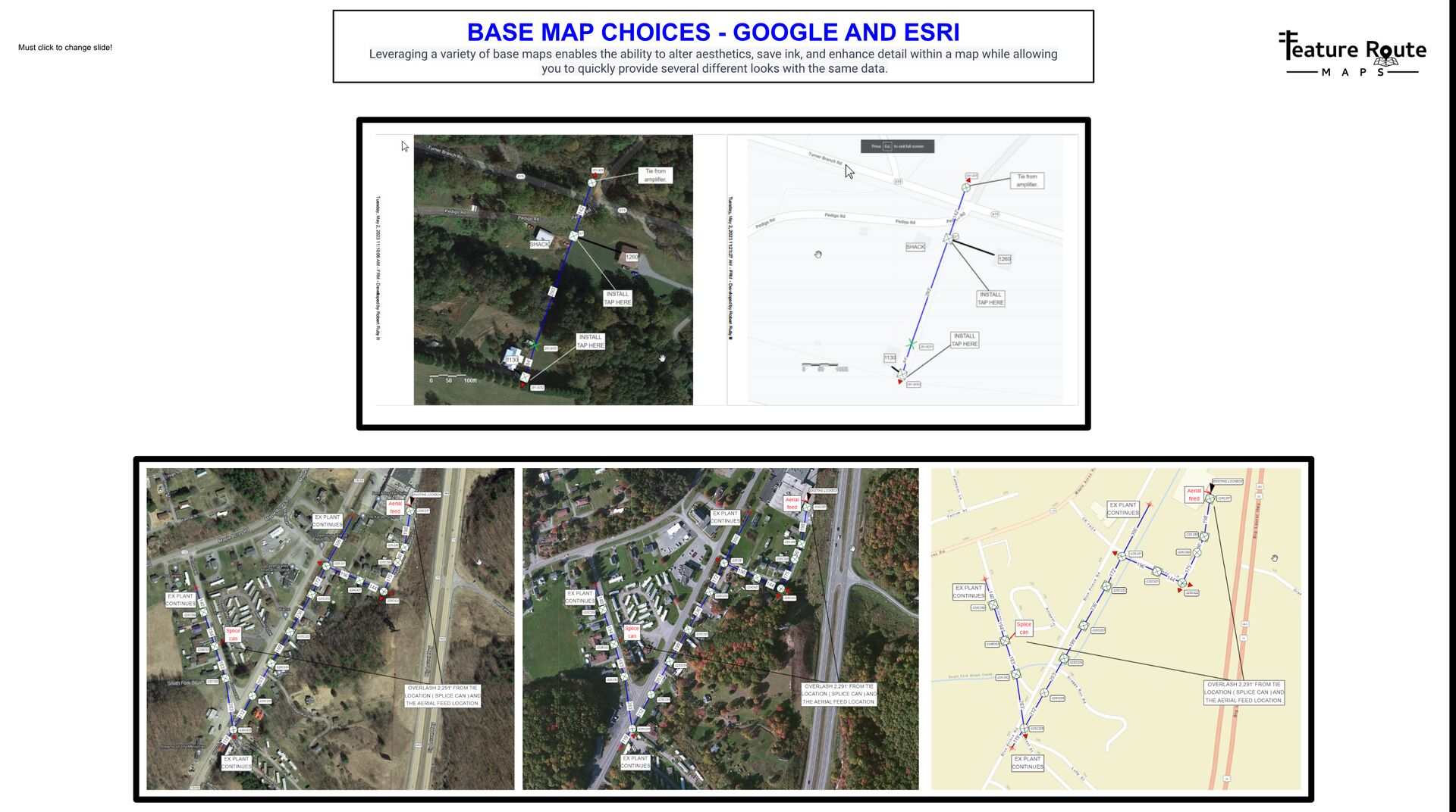 Flexible base map options
